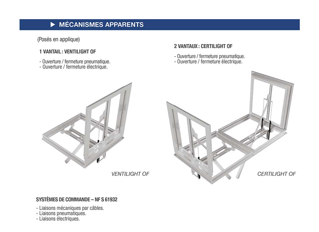 desenfumage-exutoire-fumee-toiture-souchier-mécanismes-apparents